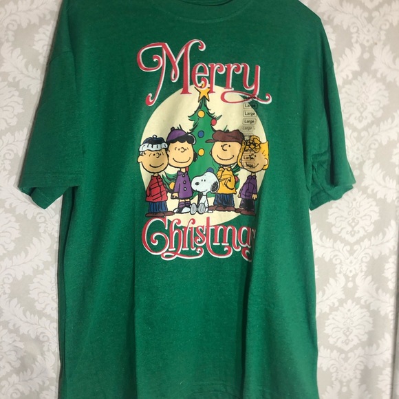 Peanuts Christmas Graphic Tee L - Picture 2 of 12